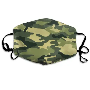 

Military Camo Woodland Camoflage print Dustproof and windproof mask, washable and reusable, suitable for outdoor sports