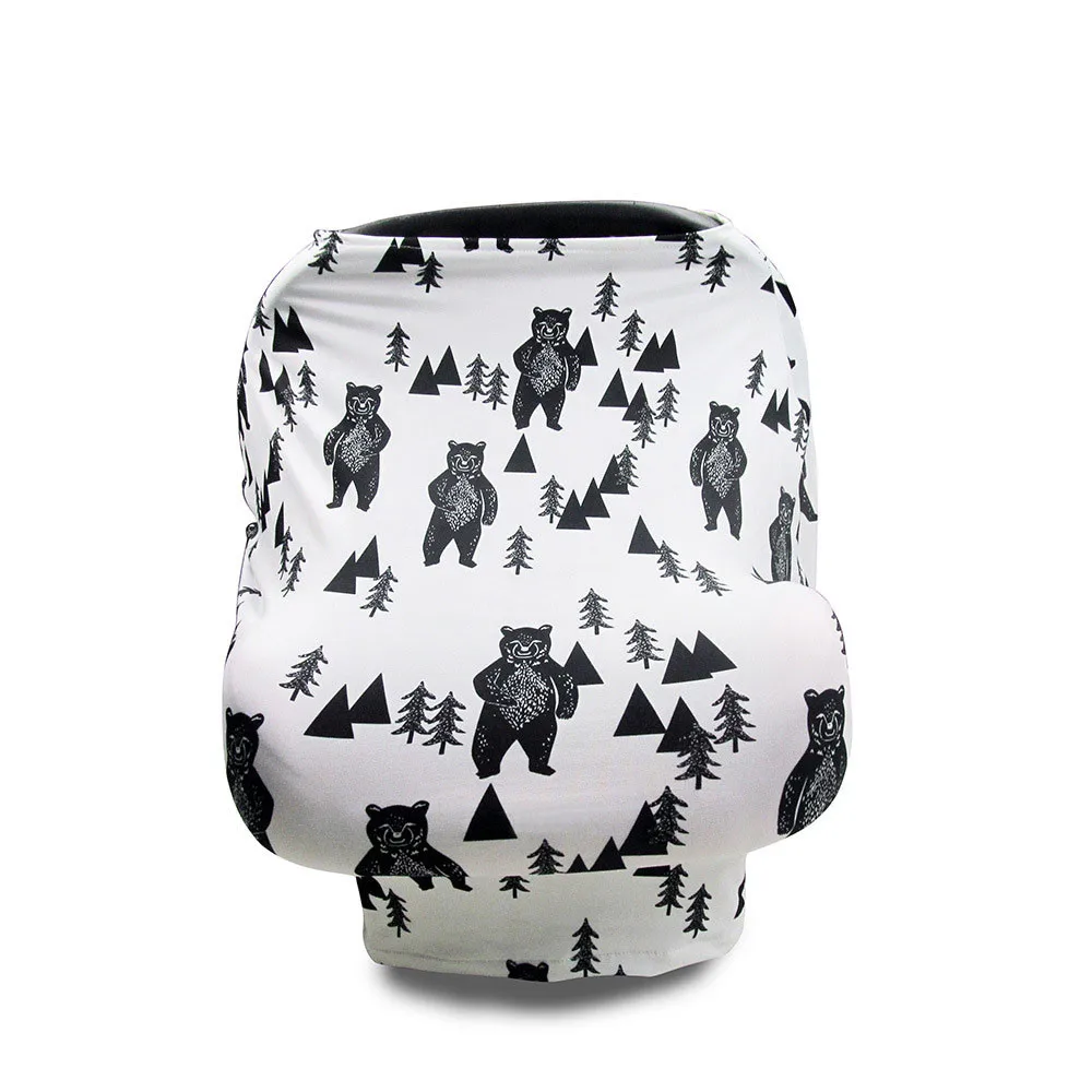 

Multi Function Breastfeeding Baby Nursing Cover Infant Stroller Car Seat Scarf Breathable Breastfeeding Cover Cotton Adjustable