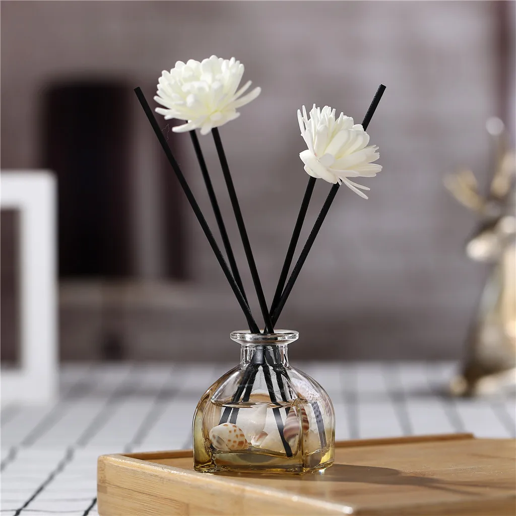 Рид масляные диффузоры с палочки из натуральных материалов стеклянная бутылка и ароматическое масло нет огня палочка для ароматерапии набор эфирных масел бутылка аромата