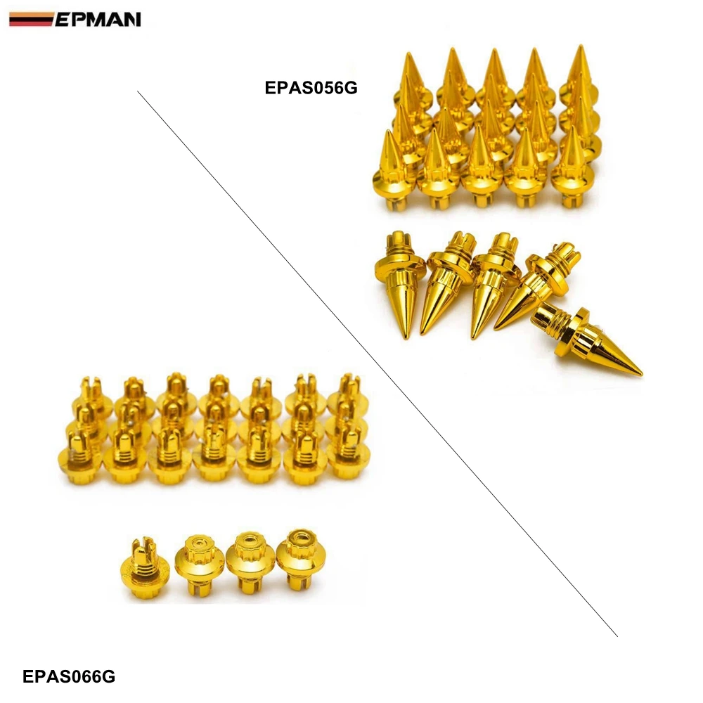 EPMAN -25pcs/lot Plastic Rim Lip Replacement Spike Wheel Rivets / Nuts For Cap EPAS056-AF EPAS066-AF | Автомобили и мотоциклы