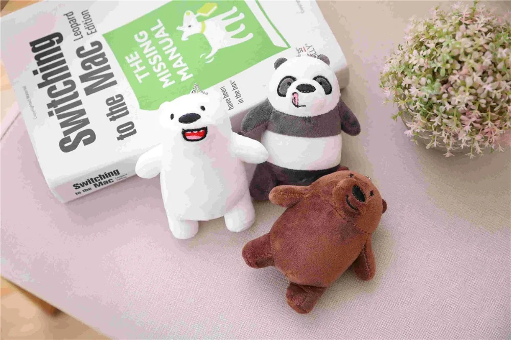 13 см Kawaii Мы Голые Медведи Маленькая подвеска брелок плюшевые дети милые животные медведь мягкие маленькие игрушки девочка детские подарки плюшевая кукла подарок