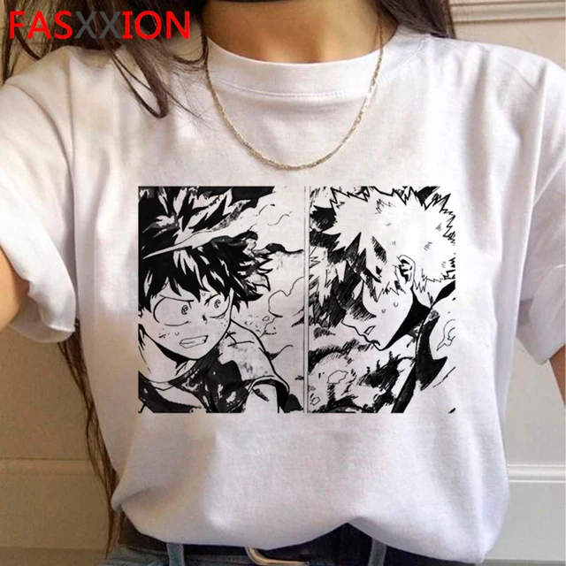 My Hero Academia Bakugou T-shirt Men Cute Anime Boku No Hero Academia T Shirt Cool Todoroki Graphic Tshirt Hip Hop Top Tees Male 49096