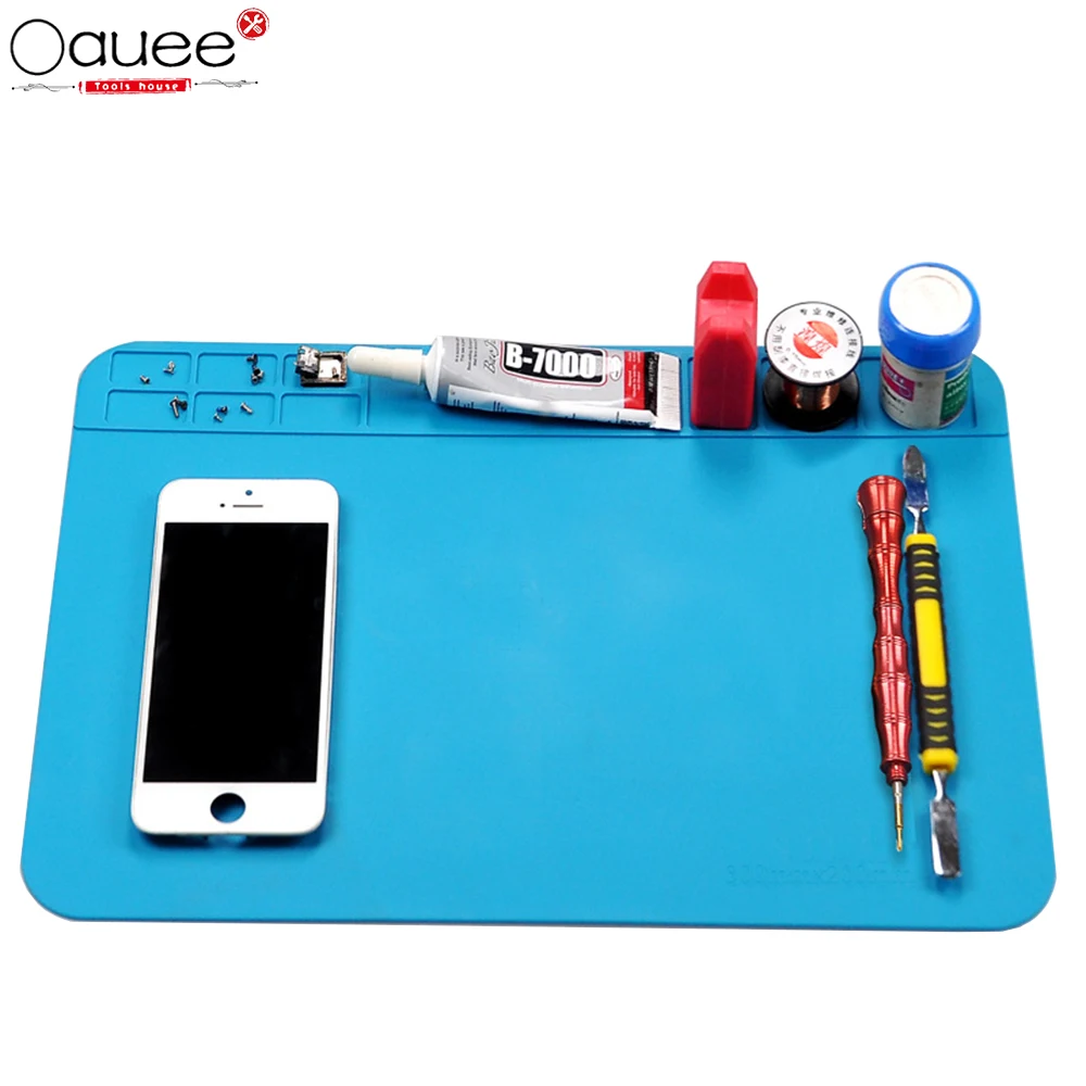 ESD Heat Insulation Soldering Mat Job Tools Computer Phone Repair Tool Kit Working Pad Heatresistant Maintenance Platform | Инструменты