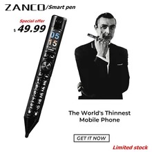 ZANCO смарт-ручка Мир тонкий мобильный телефон-специальное предложение легко носить с собой телефон Bluetooth гарнитура стилус смарт-ручка