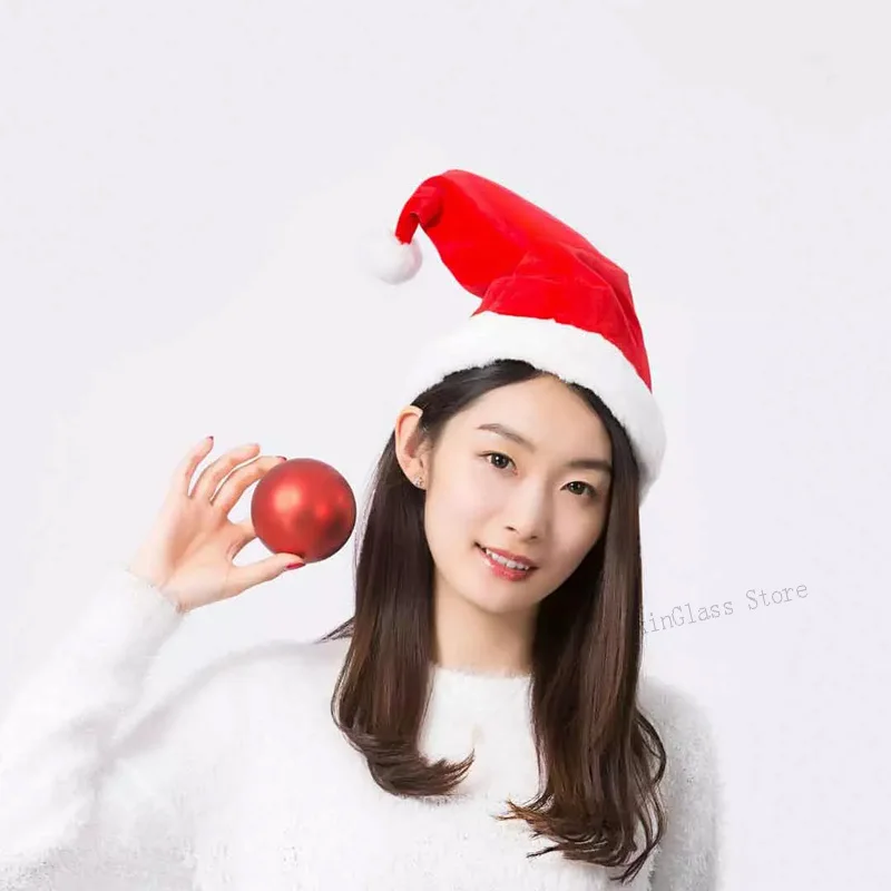 Xiaomi Mijia LF Рождественская танцевальная Шляпа Санты электрическая Пение Плюшевая мягкая шапка регулируемый размер шляпа для рождественской вечеринки подарок Горячая Распродажа