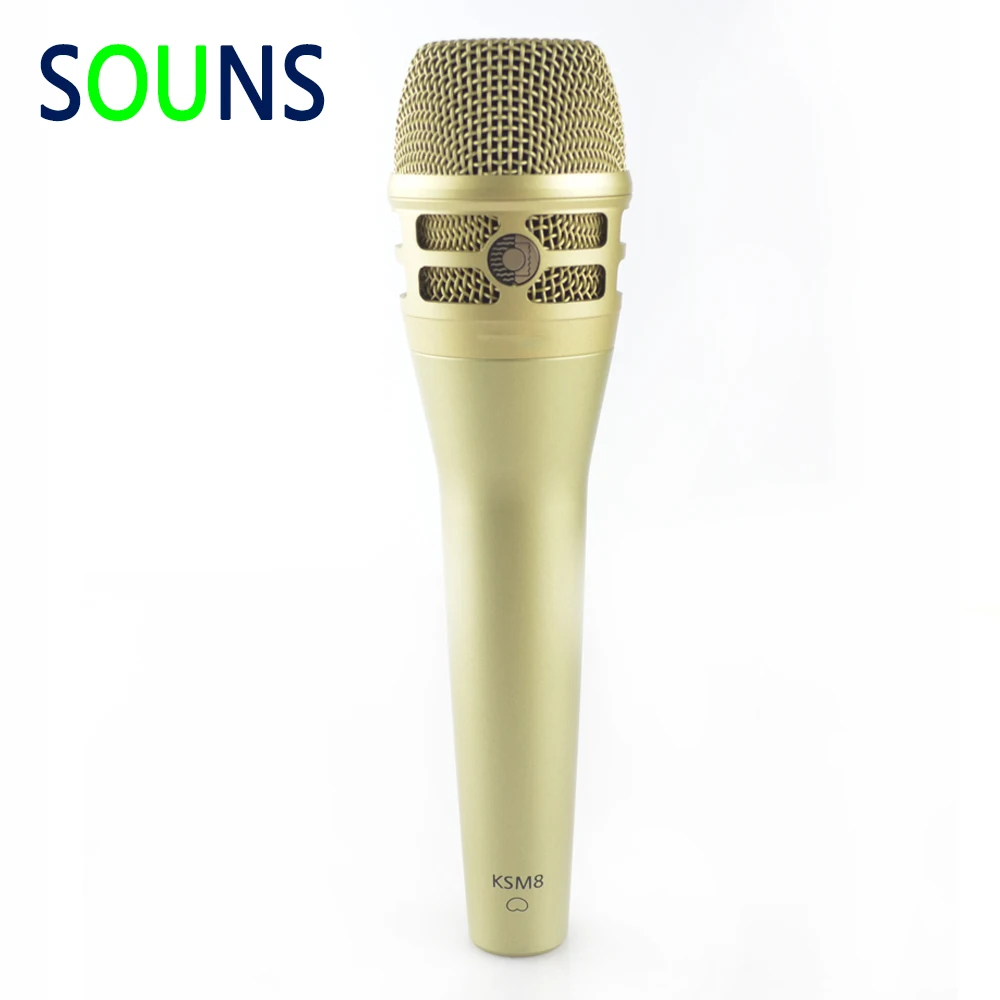

микѬоон KSM8 Pioneers Cardioid Dynamic Vocal Professional Microphone KSM8 Dual Diaphragm Handheld Studio Mic KSM8C