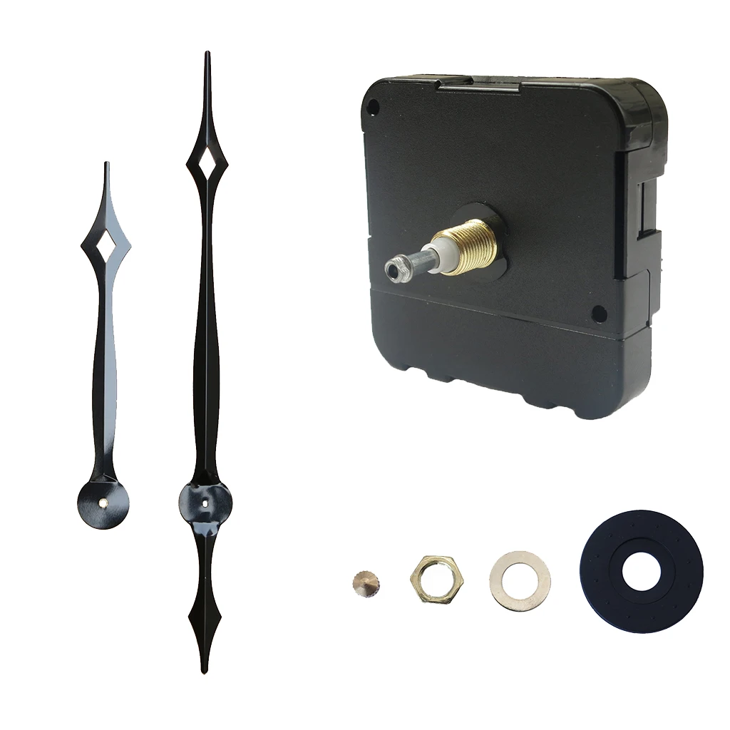 

Hands Quartz DIY Wall Clock Movement Mechanism Battery Operated Suitable for 5mm/0.20inch Thickness Clock Panel