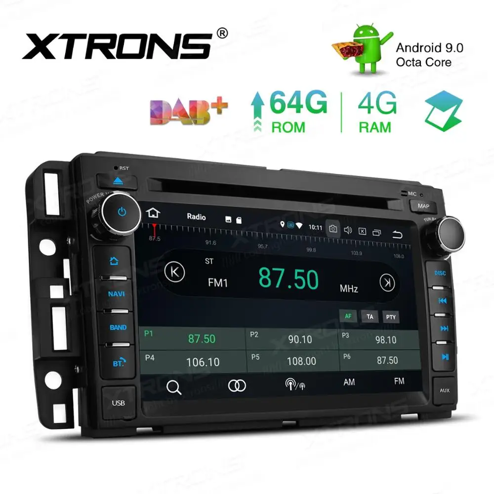 " 4 ГБ ОЗУ 64 Гб ПЗУ Android 9,0 Pie OS автомобильный DVD Мультимедиа gps радио для Hummer H2 2008-2009 с функцией воспроизведения автомобиля Поддержка