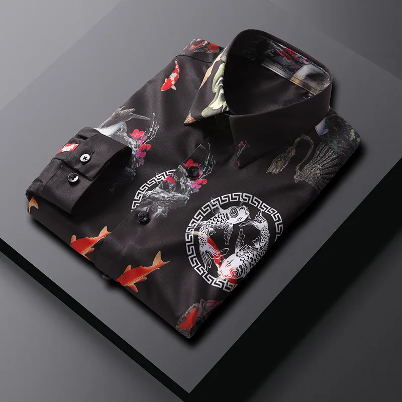 

Men's Dress Shirt Regular Fit 6653B Mens 1920s Clothing 5XL
