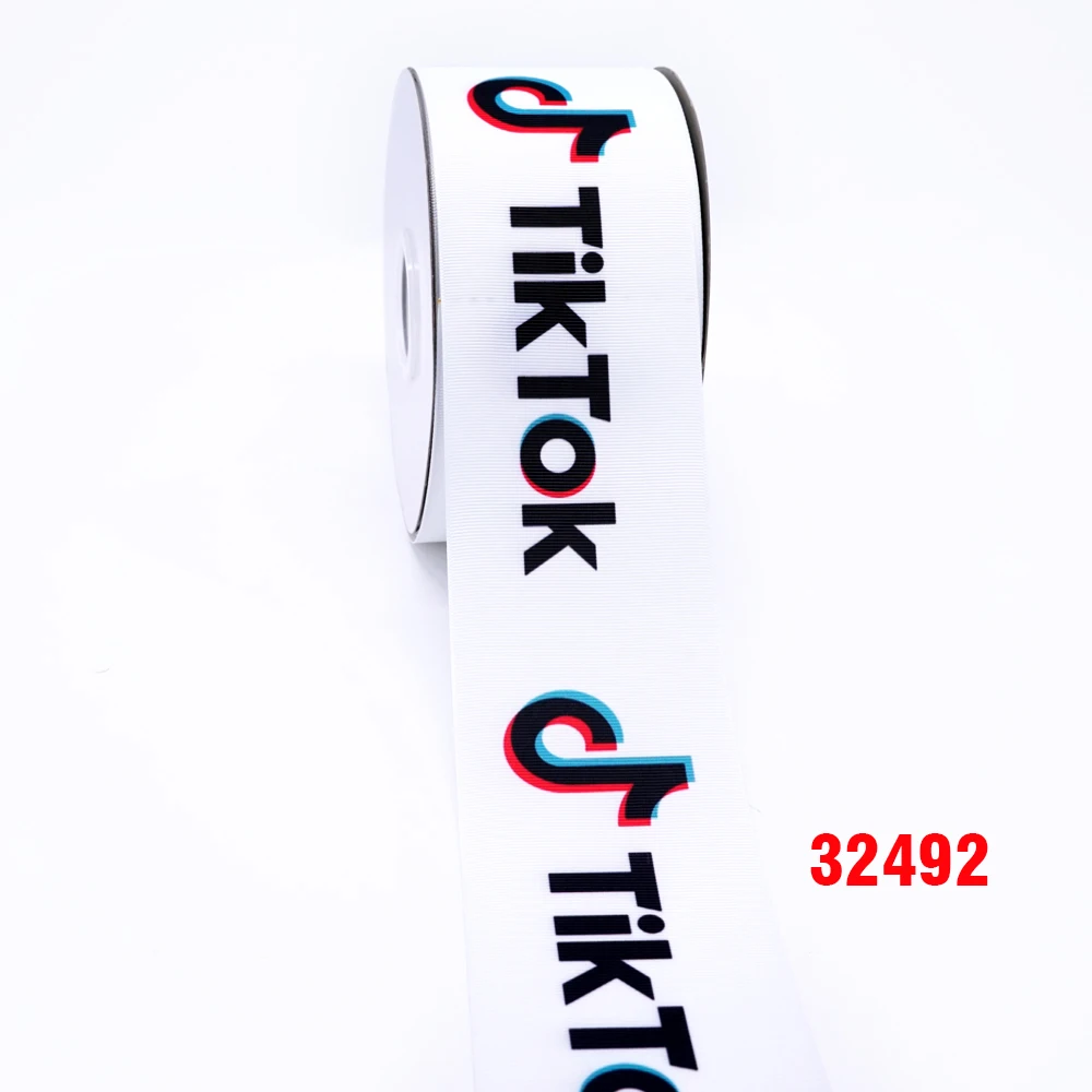 32492 50 ярдов в размер мультфильм ленты напечатанные grosgrain ленты 32489 - Цвет: 32492