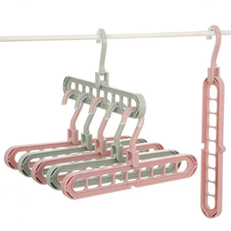 

Multi-Function Clothes Hanger Clothes Drying Racks Multifunction Plastic Scarf Clothes Hanger Hangers Storage Rack