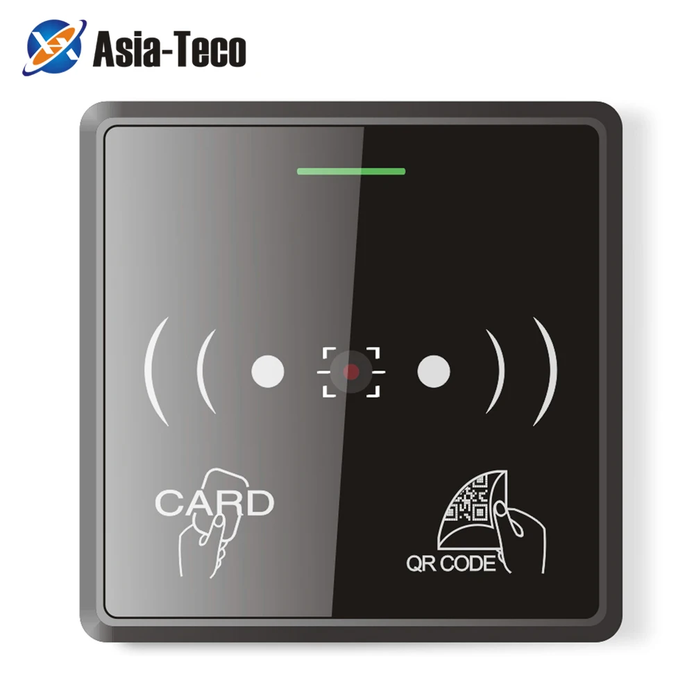 RFID 바코드 2D QR 코드 리더 20000 TTL RS485 Wiegand 26/34 출력 IC 카드로 사용자 액세스 제어 NFC DESFire EV2 지원