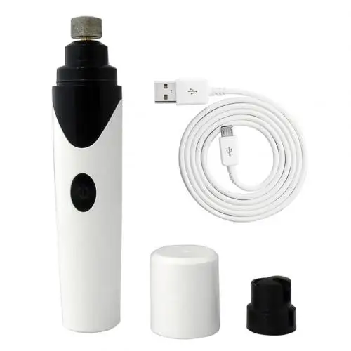 USB перезаряжаемая электрическая точилка для ногтей, кошек, собак, машинки для стрижки лап, триммер для домашних животных, машинка для стрижки собак, продукция для питомцев hot s - Цвет: 1