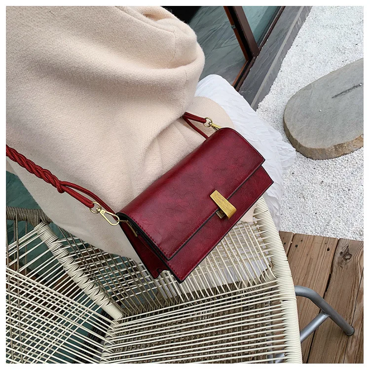 Женская сумка в стиле ретро, новинка, известный бренд, роскошная дизайнерская сумка-мессенджер, модная маленькая квадратная тканый ремешок, сумка через плечо