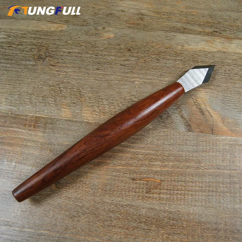 Woodworking marking knife carving knife Woodworking tool European Round handle Scribing Knife