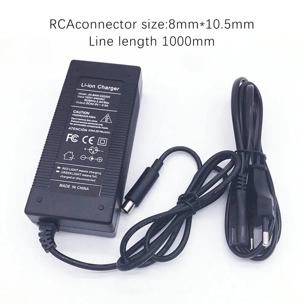 Electric Scooter Charger 42V 2A Adapter for Xiaomi Mijia M365 Ninebot Es1 Es2 Electric Scooter Accessories Battery Charger