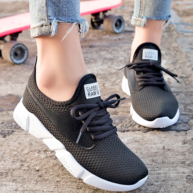 

breathable light casual sneakers tide shoes running shoes for women brand off white sneakers zapatillas mujer deportiva