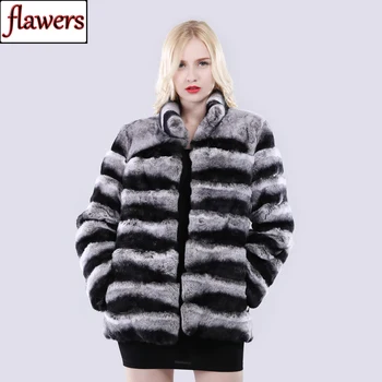 

Winter Women Thick 100% Natural Rex Rabbit Fur Jacket Warm Soft Long Real Fur Coat Lady Quanlty Genuine Rex Rabbit Fur Overcoat