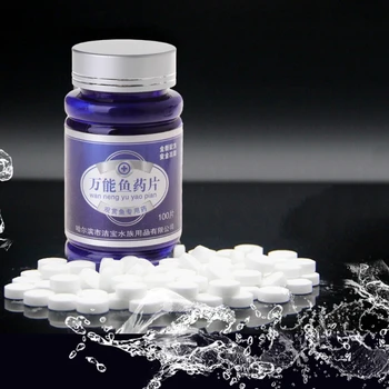 

Aquarium Fungicide Medicine 100 Tablet Fish Tank Goldfish Tropical Multifunction