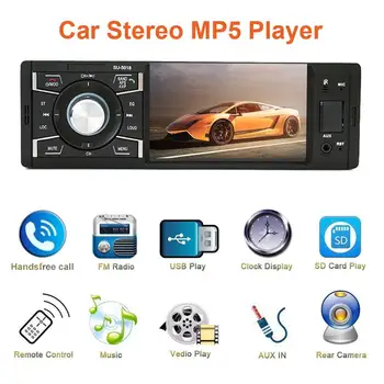 

Mp5 Automotivo 4.1-Inch Car Radio Audio Stereo FM Radio Bluetooth MP5 Player Can Be Connected To The Rear View Camera