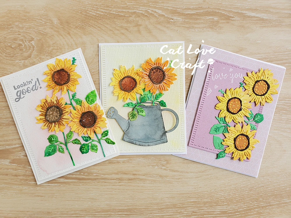 Catlove 물을 수 금속 절단 다이 스크랩북 금형 스텐실 다이 컷 카드 만들기 DIY 공예 엠보싱 2021 년 새로운 다이