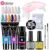 Mobray Poly UV Gel Nail Kit Lamp Gel Polish Set All for Manicure Nails Art Poly Nail Gel For Extension Tool Kit Профессиональный набор