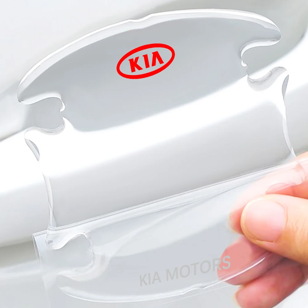 4 шт. наклейка на дверь из углеродного волокна для Kia K5 Shuma STONIC Moring KX1 Picanto Sorento |
