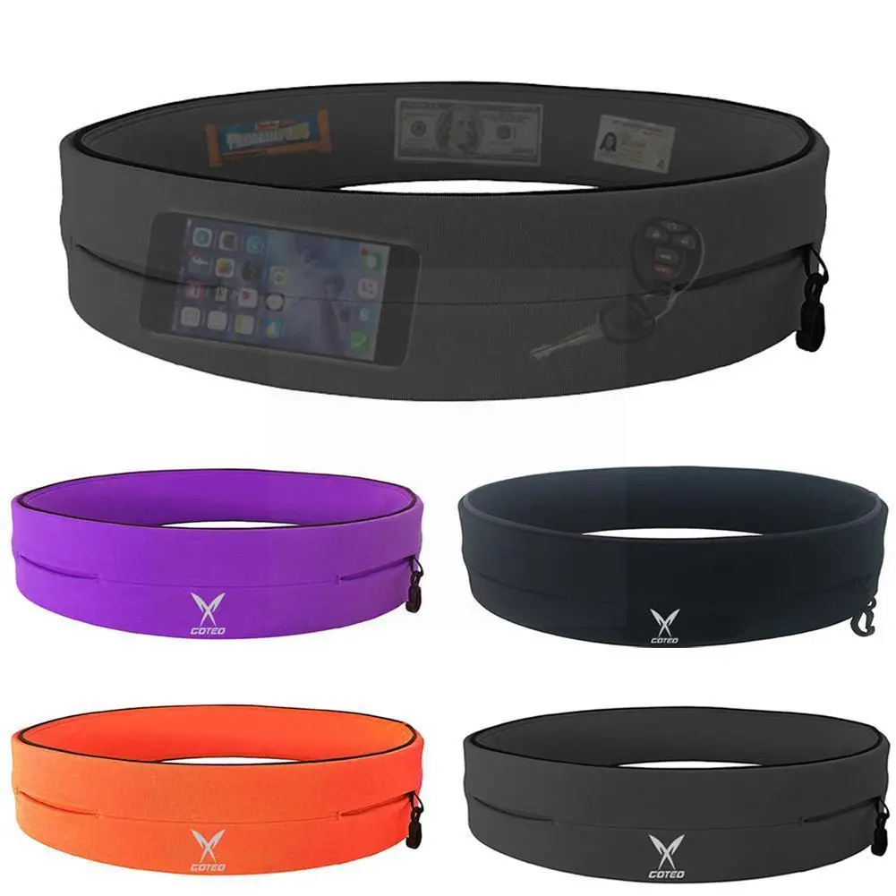 Professional Running Waist Bag Sports Belt Pouch Mobile Women Phone Pack Men Hidden SportsBags X4R2 | Спорт и развлечения