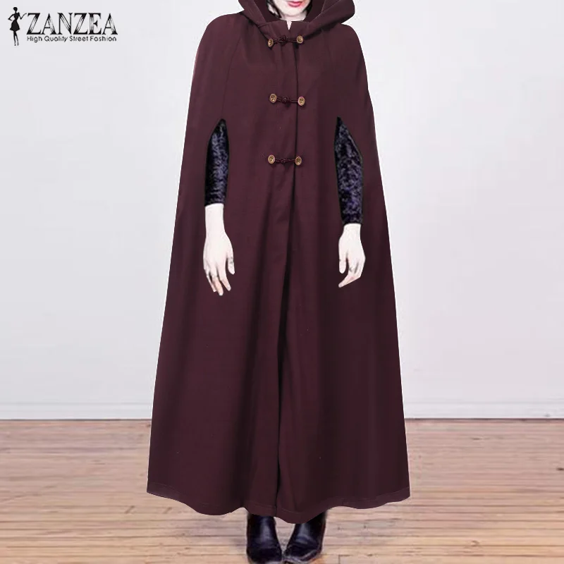 hooded cloak with sleeves