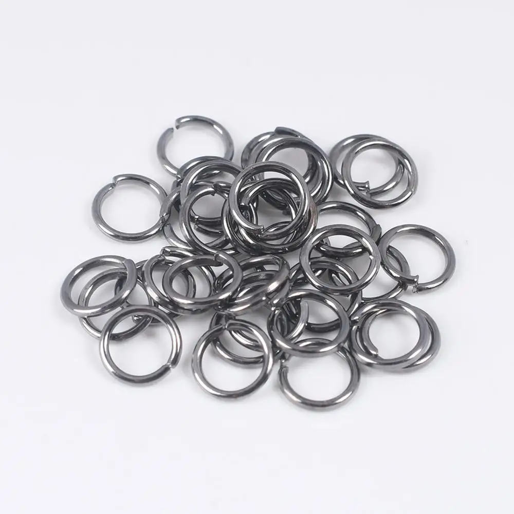 100-200Pcs/Lot 3-12mm Single Loop Split Jump Rings Diy Jewelry Findings Accessories Connectors For Jewelry Making Supplies