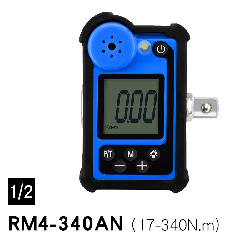 RM4 340AN Высокоточный электронный Цифровой Динамометрический адаптер 3/8 1/2 DR 6,8-340NM динамометрический ключ, профессиональный динамометрический Инструмент - Цвет: RM4 340AN
