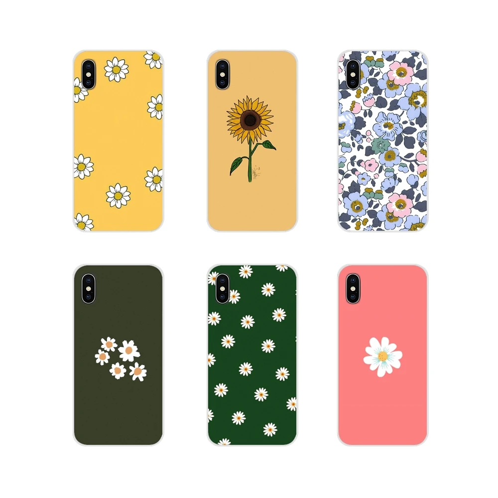 nature flowers spring cute floral aesthetic For Apple iPhone X XR XS 11Pro MAX 4S 5S 5C SE 6S 7 8 Plus ipod touch 5 6 Soft Cases | Мобильные