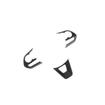 

For TOYOTA RAV4 2019 3pcs Car Interior Steering Wheel Cover Trims Stickers Accessories Car Styling Moldings