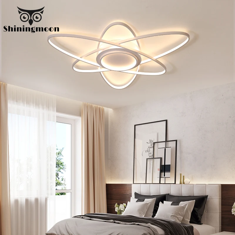 

Modern Acrylic Led Ceiling Lights Creative Living Room Bedroom Ceiling Light Home Indoor Lamp Lighting FixturesLuminaria Lampada