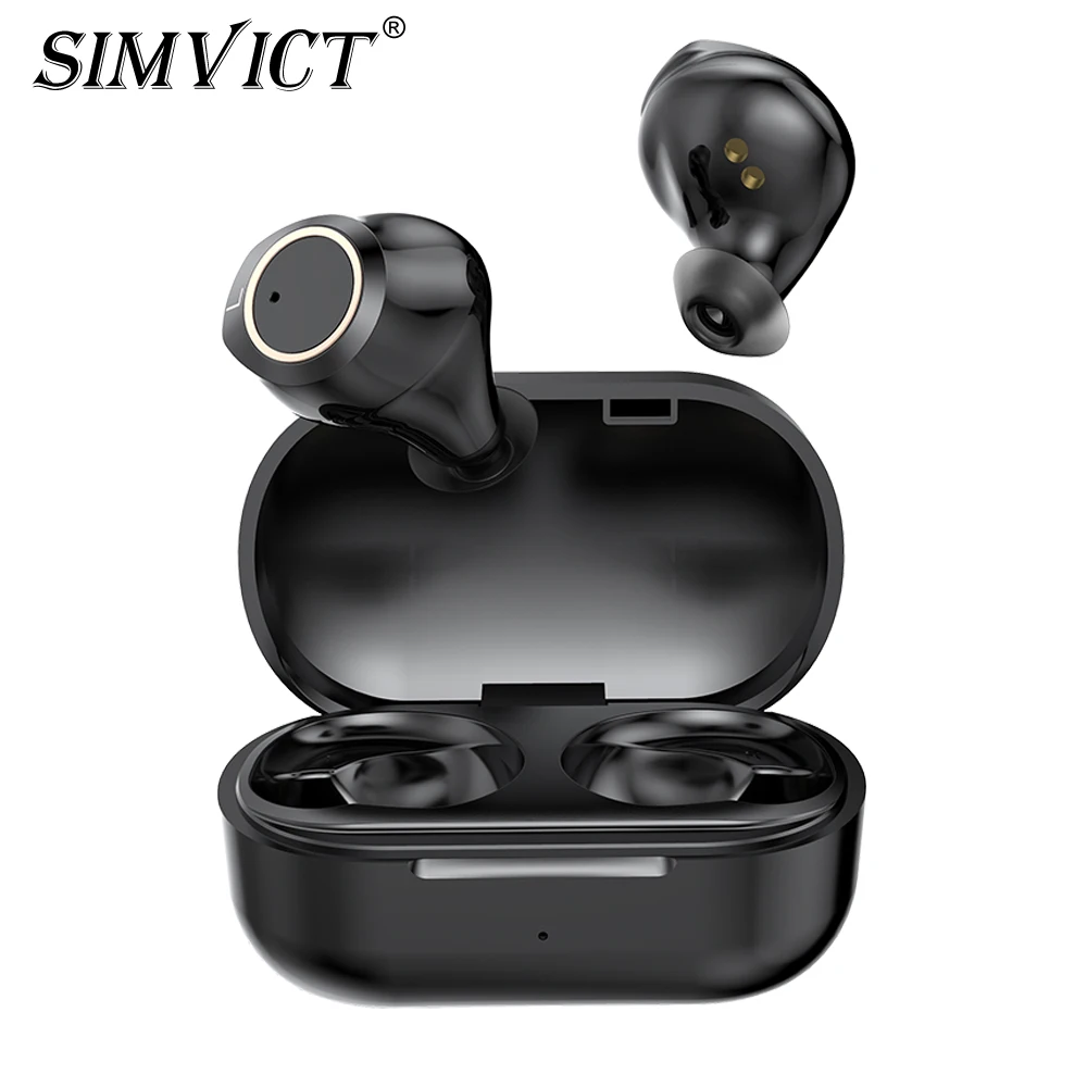 Беспроводные наушники Simvict W6 TWS спортивные Bluetooth 5 0 беспроводные вкладыши