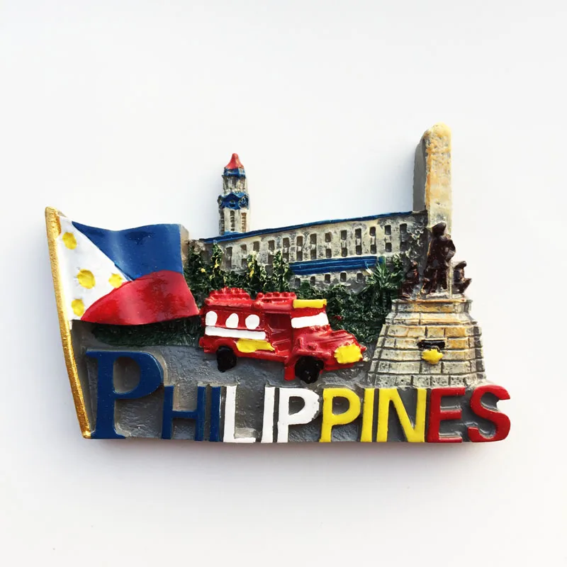 Magnetic Fridge Magnets Refrigerator Decor Asia Philippines Tourist Souvenir Fridge Magnets Decoration Articles Handicraft Magnetic Refrigerator Collection Gift