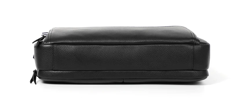 Nesitu A4 черный кофе из натуральной кожи 14 ''ноутбук офисные Мужские портфели портфель бизнес сумки через плечо M6005