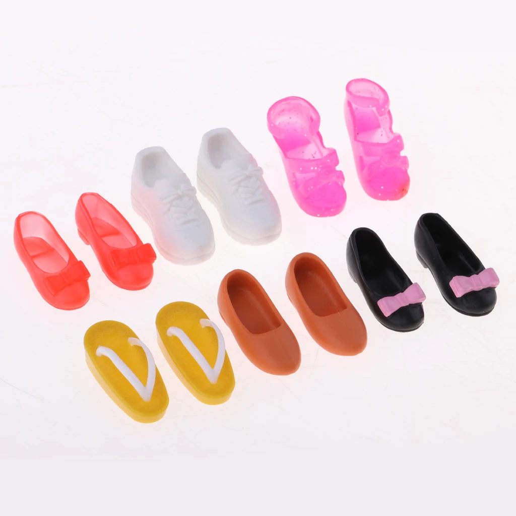 Different Styles Doll Shoes Slippers Sandals High Heels For Blythe 1/6 BJD