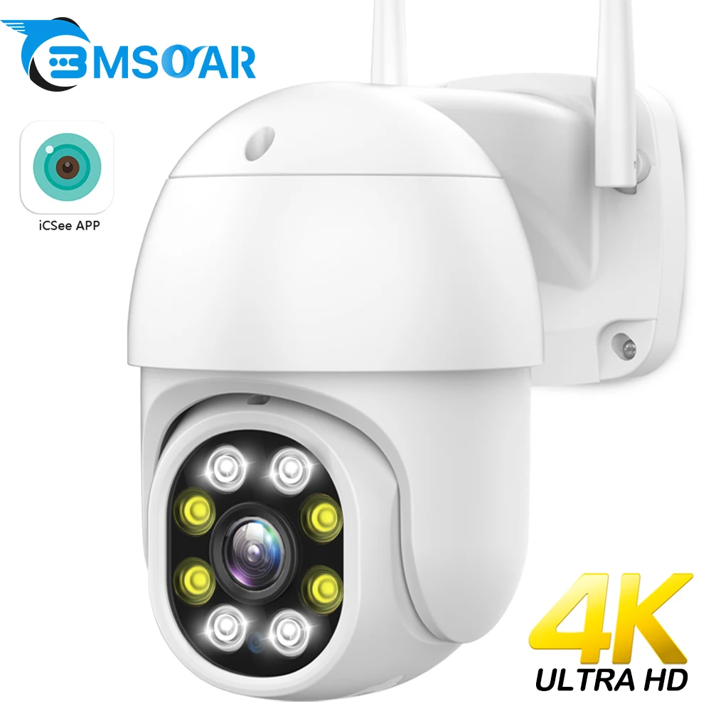 8MP 4K беспроводная IP камера 5MP уличная WIFI PTZ скоростная купольная iCSee 1080P 3MP HD