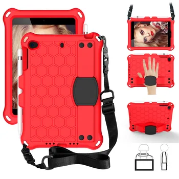 

Case for iPad mini 1 2 3 4 5 7.9 inch hand-held Shock Proof EVA full body Handle Stand cover for iPad Mini 5 (2019) + Neck Strap