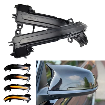 

Car Side Rearview Mirror Indicator Blinker Repeater Dynamic LED Turn Signal Light For BMW F20 F21 F22 F30 E84 1 2 3 4 Series