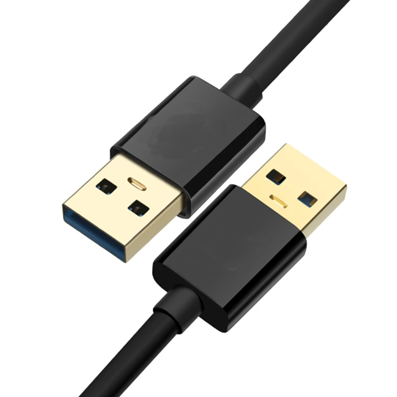 USB к USB для расширения данных Кабельный 1 м тип A штекер USB3.0 удлинитель для радиатора жесткий диск веб-камера двойной USB3.0 кабель расширение