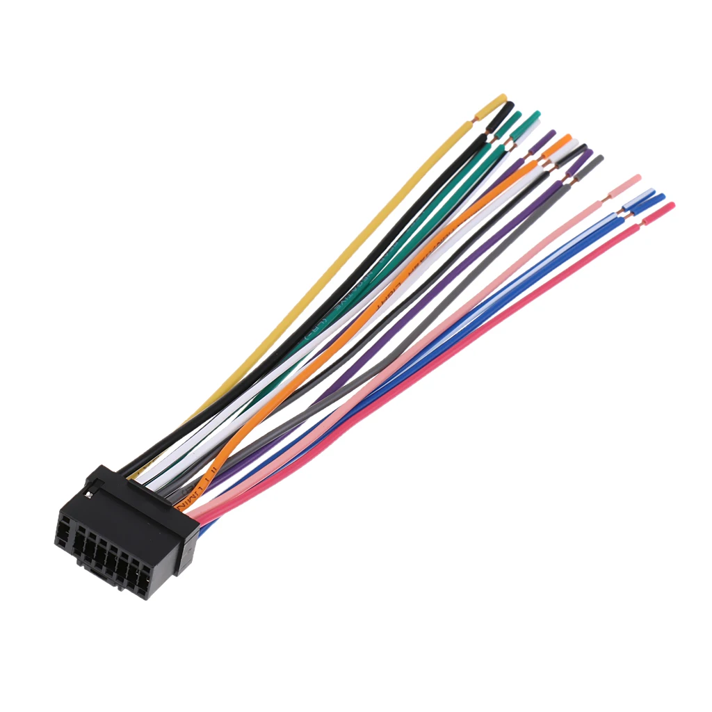 Audio Speaker Connector Wire Harness For Alpine CDA-9887 Aftermarket Radio
