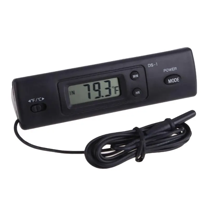 

Car Digital Thermometer DS-1 with Two Probes Measuring Temperature ℃ and ℉