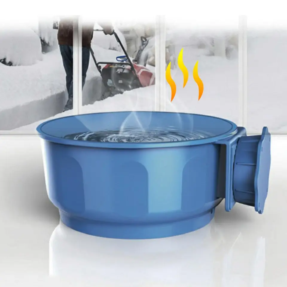 heated outdoor water bowl