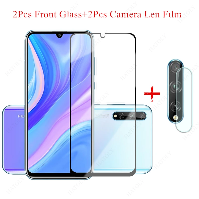 2 шт. Для Huawei Y8P стекло для Y6S Y9S Y6 Y7 Y9 Prime 2019 P Smart 2020 закаленное протектор экрана