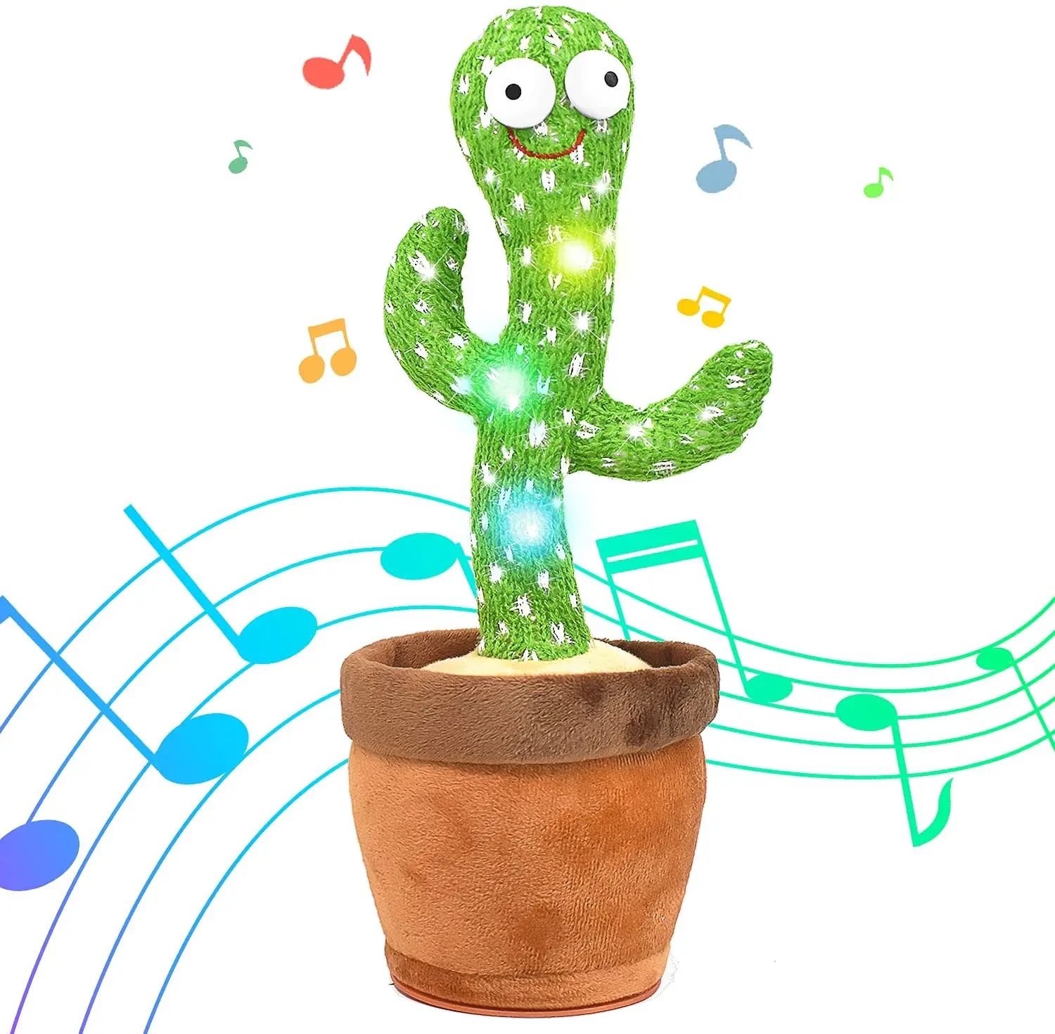 Brazil Funny Early Education Electronic Singing Cactus Dancing Knitted  Cloth Plush Toy Parrot Recording Talking Dancing Cactus - Figurines &  Miniatures - AliExpress