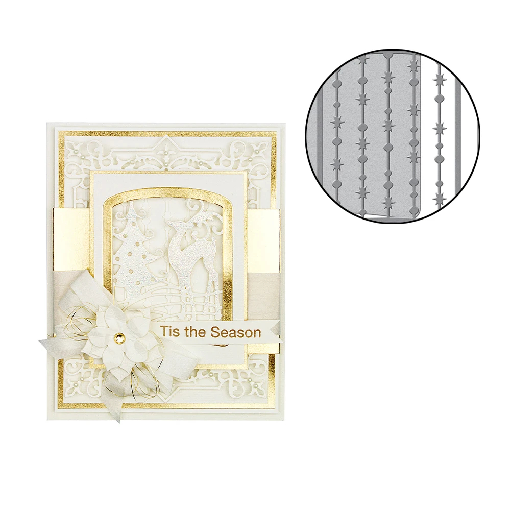 Craft metal cutting dies cut die mold 3D deer frame Scrapbook Knife paper craft knife mould blade punch stencils DIY Pretty