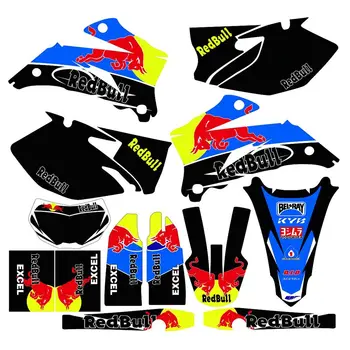 

New Full Graphics Decals Stickers Custom Number Name 3M Matte For YAMAHA WR250F 07-14 and 450F 2007-2011