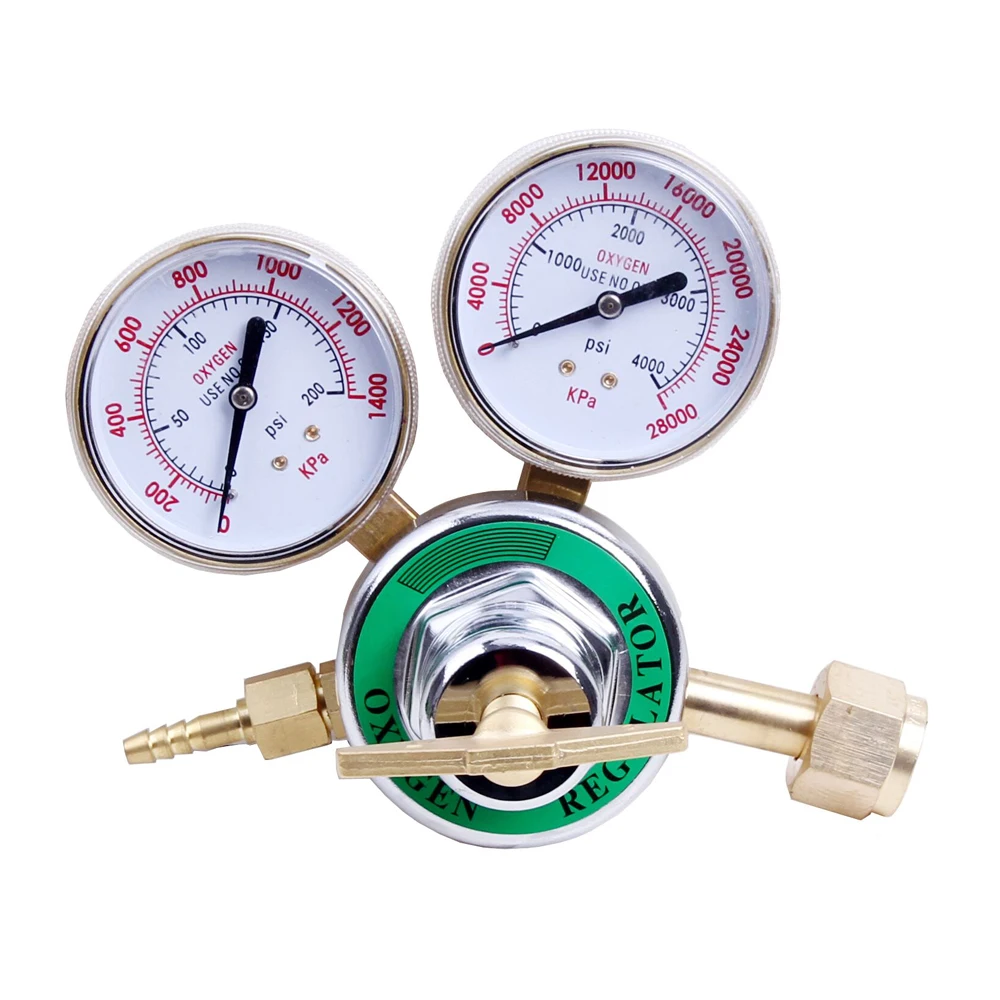 

CGA540 Oxygen Regulator for Cutting & Welding Kit Golden & White & Green _WK